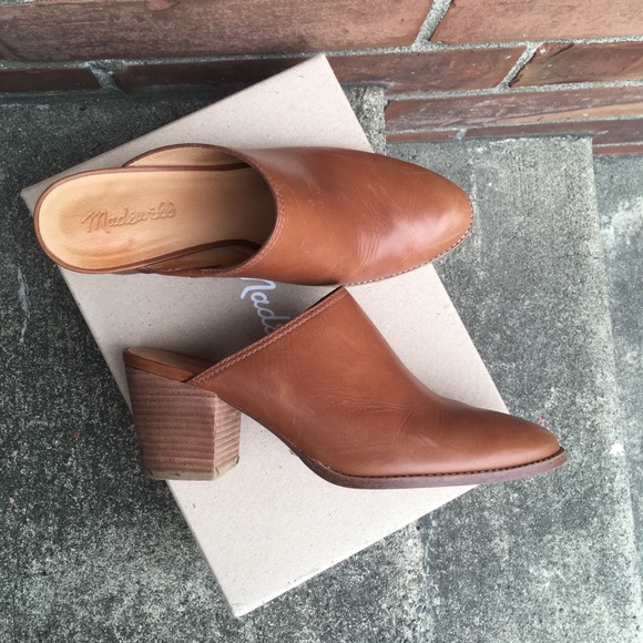 Madewell Harper Mule | saddle brown leather - Picture 5 of 7